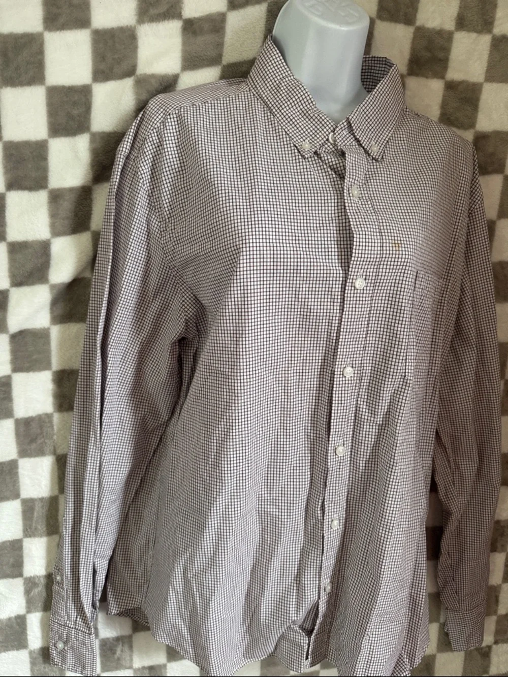 J. Crew NWT Men's Slim Fit Button-Down Check Shirt size XL/Extra Large